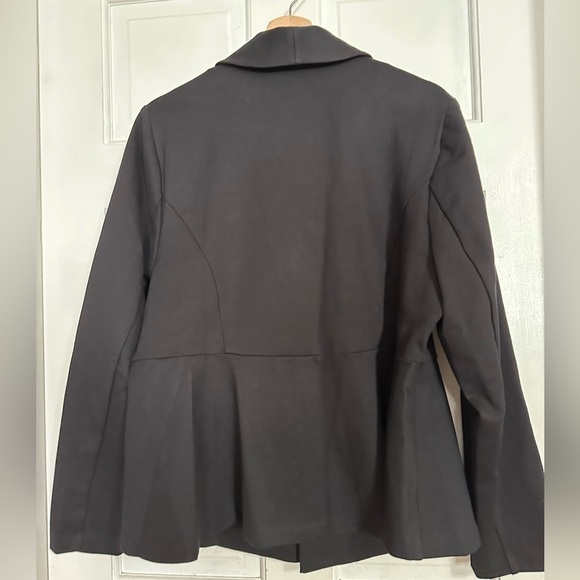 Torrid Studio Black Ponte Peplum Blazer NWT Sz 2X - Picture 7 of 7